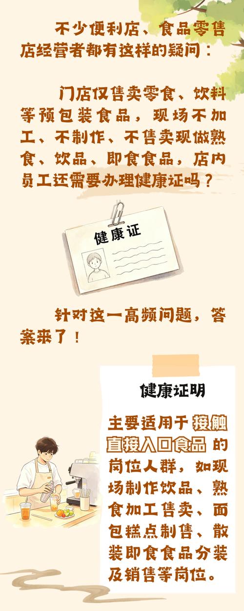 仅销售预包装食品，员工还需要办理健康证吗？